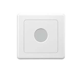 2000 Series 1 Gang wall plate with recessed screws and smooth finish, single module electrical cover.