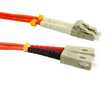 Grove 20M SC-LC OM1 Duplex Patch Lead with SC and LC connectors, OM1 multi-mode fibre for high-speed networking, telecom, and data centre applications.