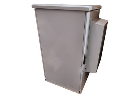 Grove 27RU IP65 800x800 cabinet with 1500W aircon for secure, cooled, and weatherproof network or server equipment housing