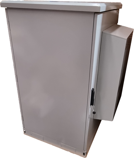 GROVE 27RU IP65 800x800 cabinet with 1500W aircon for outdoor use, providing dust and water protection with efficient cooling.