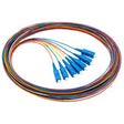 Grove 2M LC Singlemode OS1/OS2 Fibre Pigtail Pack of 12 with LSZH jacket, colour-coded for splicing and network cabling.