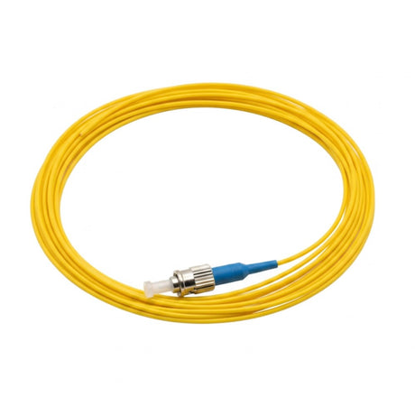 2m ST singlemode OS1/OS2 fibre optic pigtail with 9/125 µm fibre and ST connector for fusion splicing
