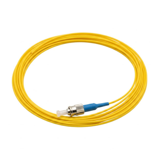 2m ST singlemode OS1/OS2 fibre optic pigtail with 9/125 µm fibre and ST connector for fusion splicing