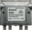 Kingray 32dB UHF/VHF distribution amplifier with PSU for boosting TV signals to multiple outlets