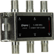 Kingray 4-Way Tap 12 dB (5-2400 MHz) with compact, corrosion-resistant housing for balanced signal distribution across multiple outputs