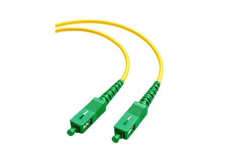 4 m SCA to SCA OS1/OS2 single-mode simplex fibre optic patch lead for reliable long-distance signal transmission