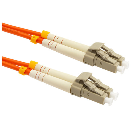 5 m LC-LC OM1 MM duplex patch lead with 62.5/125 µm multimode fibre for stable network and data connections