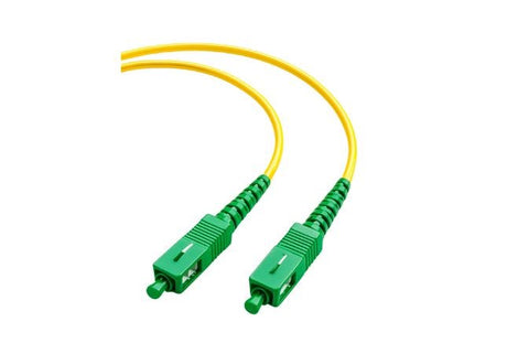 5 m SCA to SCA OS1/OS2 single-mode simplex fibre optic patch lead for long-distance network connections
