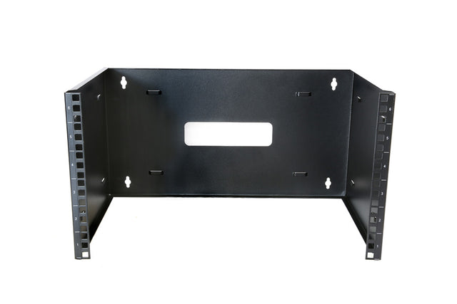 Grove 6RU 300 mm Deep Wall Frame for 19-inch racks, ideal for mounting network equipment and patch panels in compact spaces.
