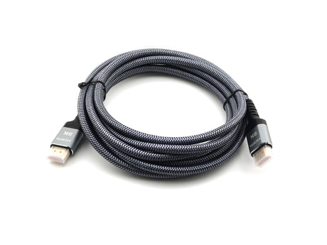PodiumAV 8K 48Gbps HDMI 2.1 lead, 3 metres, high-speed cable with gold-plated connectors for premium AV and gaming performance.