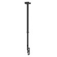 Adjustable ceiling mount pole for TB05, TB06, TB07 brackets, 1050mm–1620mm extension, durable steel build, sleek black finish.