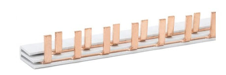 63A 1P+N 12 Way Pin Type Busbar for efficient power distribution across breakers in residential and commercial switchboards.