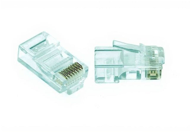 Grove Cat3 6P6C R/So & R/St RJ12 Plug 100 pack for secure Cat3 telephone and data connections