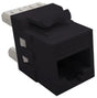 Grove Cat6 Keystone Panel Jacks | Black pack of 24 | RJ45 modules with 50 µin gold contacts for Cat6 network installations
