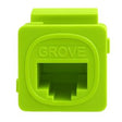Grove Cat6 modular RJ45 jacks Lime bag of 10 for high-speed Ethernet structured cabling