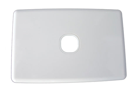 Classic Series 1 gang wall plate with single port, durable design, ideal for neat and simple cable installations