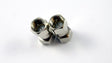 Double F male 75 Ω coaxial adaptor with threaded F-type male connectors for MATV, antenna, satellite and RF systems