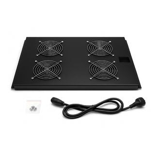 Grove Express 4-fan unit for 600x800 mm network cabinets, improves airflow, reduces heat, reliable roof-mounted cooling unit