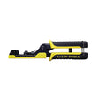 Extended Reach Coax Crimper for F-type, BNC, and RCA connectors, ideal for TV, satellite, broadband, and CCTV cable installations.