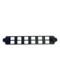 Grove Fobot Faceplate with 12 LC Duplex or SC Simplex adapter ports for fibre optic termination in Grove enclosures
