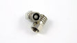 Heavy-duty F-type male crimp connector for RG59 coaxial cable used in CCTV, television, MATV and antenna installations.