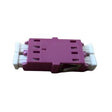 Grove LC MM OM4 Duplex Flangeless Coupler, low-loss adapter for connecting two LC duplex multimode fibres in data centres.
