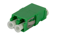 LCA SM OS1/OS2 Duplex Flangeless Coupler for seamless fibre optic connections, supporting LC/APC single-mode fibre networks.