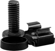 Grove M6 Cage Bolts, Washers, and Nuts in a bag of 50 for securing equipment in 19-inch server racks and data cabinets