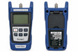 Handheld Optical Power Meter for measuring fibre optic power levels and insertion loss in FTTH and telecommunications networks.