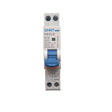 RCBO 1P+N 10A 30mA with 6kA capacity, C Curve, 2-screw terminals, DIN rail mount for circuit protection in residential installations.
