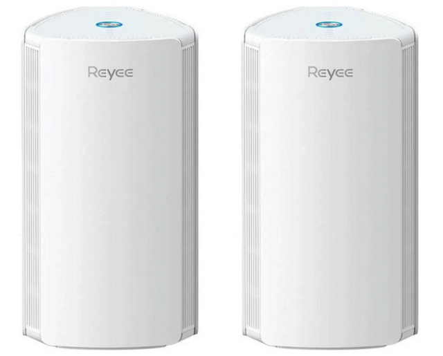 Reyee AX1800 Dual-Band Mesh Wi-Fi 6 Router 2-pack for reliable, high-speed wireless coverage in homes and offices