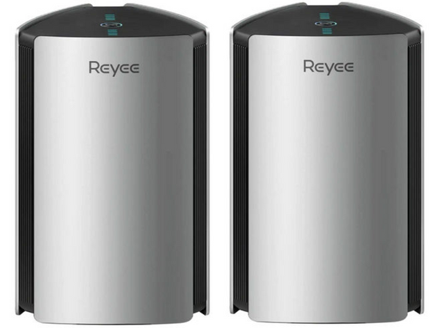 REYEE AX3200 Dual-Band Mesh Wi-Fi 6 Router 2-pack for fast, reliable whole-home or office wireless coverage