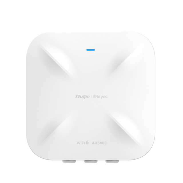 REYEE AX6000 Wi-Fi 6 high-density omni-directional outdoor access point for reliable wide-area high-speed wireless coverage