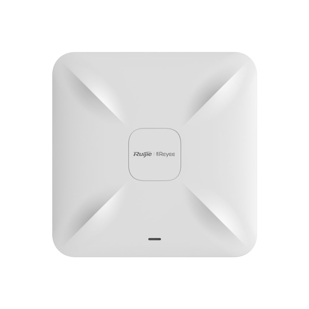 Reyee Wi-Fi 5 1267Mbps dual band ceiling access point for reliable indoor wireless coverage in offices, retail and business networks.