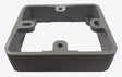 Surface mount plate for PRE-NPE-PSE-IL series devices, durable and easy to install for wall-mounted residential or commercial setups.