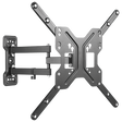 Tilt and swivel TV wall bracket for 23–55 inch flat screens with strong steel build, slim profile, and easy installation.
