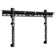 Rail mount TV bracket for 32–70 inch screens with slim, heavy-duty steel design for secure wall installation.
