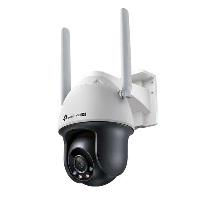 VIGI 4MP Outdoor Full-Colour 4G Pan Tilt Network Camera with smart detection, active defense, and IP66 for off-grid security