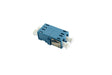 LC SM OS1/OS2 Duplex Flangeless Coupler for seamless, low-loss connections of LC singlemode OS1/OS2 fiber cables in data centers and telecommunications.