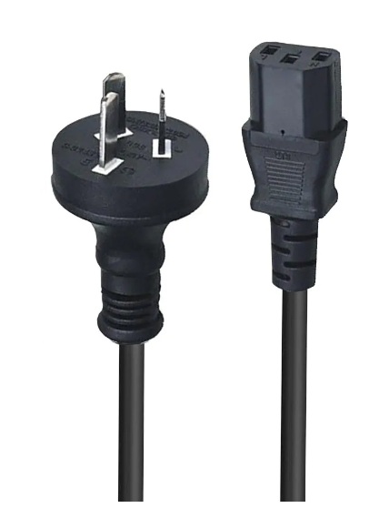 Power Lead AC Plug-SKT | 2M, a durable 2-meter power cord with an AC plug and socket for reliable connections to appliances and electronics."