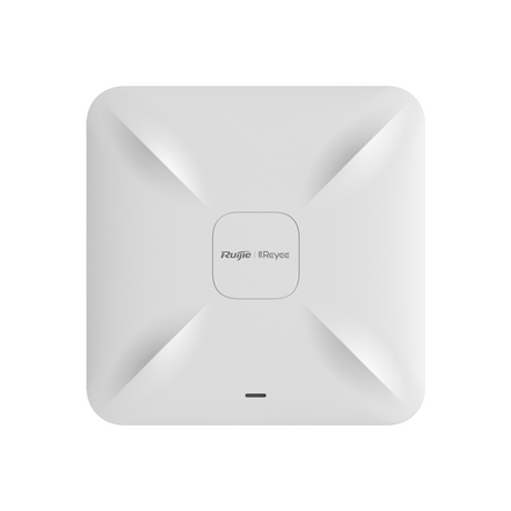 REYEE Wi-Fi 5 Ceiling Indoor Access Point with 1267Mbps speed, dual-band coverage, PoE support, and cloud management for high-density environments.