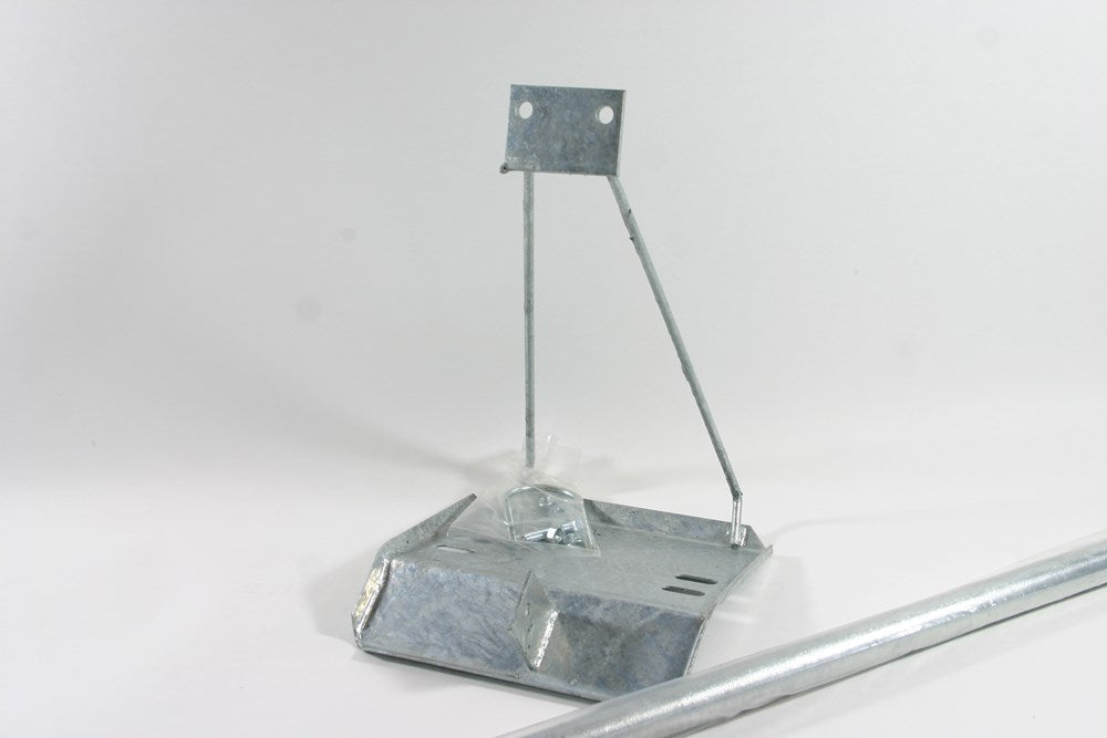Delta TV Antenna Mount with 1.2m mast for secure installation on tile roofs, galvanised steel for stable, clear TV reception.