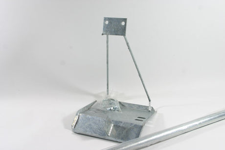 Delta TV Antenna Mount with 1.2m mast for secure installation on tile roofs, galvanised steel for stable, clear TV reception.