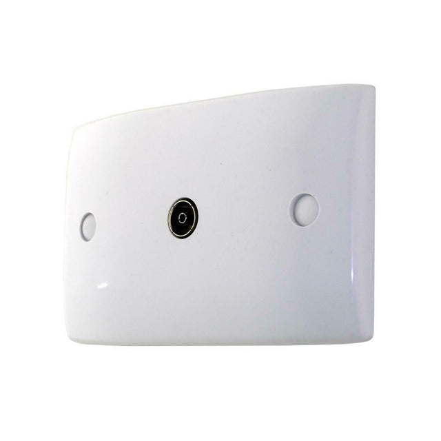 TV Wall Plate with PAL Connector for secure coaxial connections, reducing cable clutter for TVs and home theatres with a neat finish