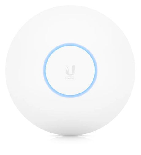 Ubiquiti U6 Pro Wireless Access Point showcasing dual-band WiFi 6 capabilities with sleek design and high-performance features.