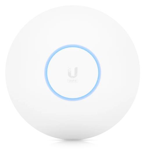 Ubiquiti U6 Pro Wireless Access Point showcasing dual-band WiFi 6 capabilities with sleek design and high-performance features.