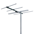 Yagi VHF 4 Element | 3 Band Antenna for channels 6 to 12, designed for strong gain and clear signal reception with durable outdoor construction.