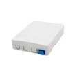 Grove 2 Core SC FTTH Termination Box, white color, durable design for secure fiber termination and splicing in residential and business applications.