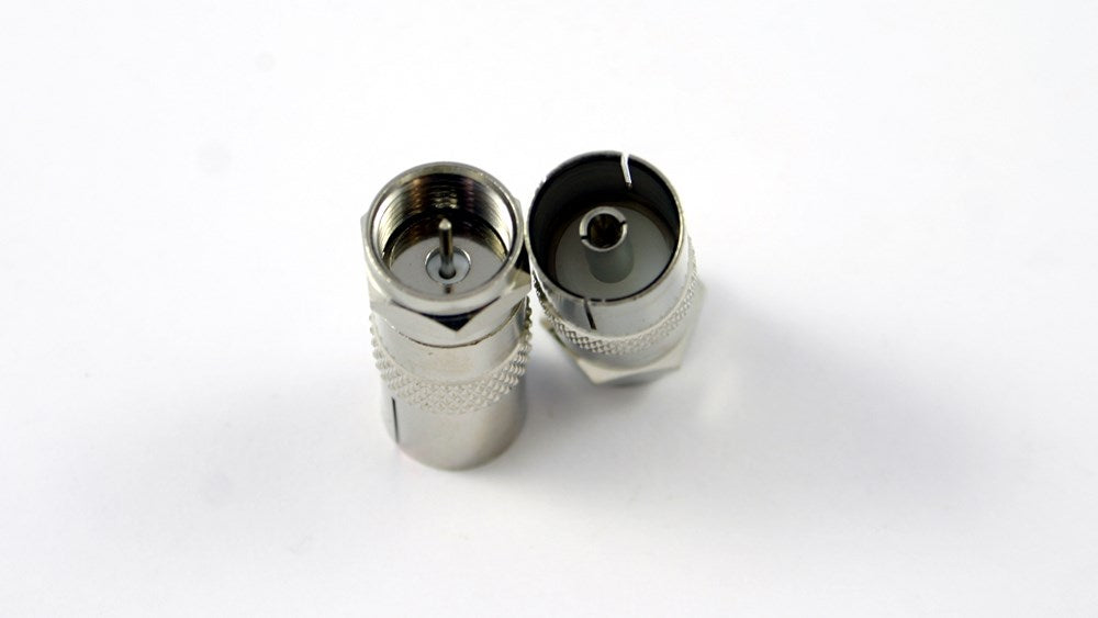 F FEMALE TO PAL FEMALE CONNECTOR
